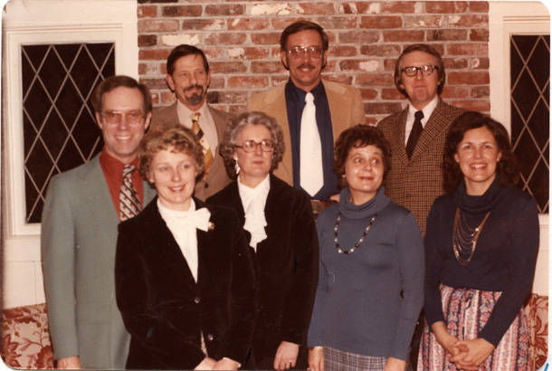 Library board of directors December 1977 · heritage