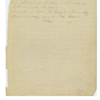 Poem titled "Listen to the Mocking Bird," once owned by Cyrus Walker