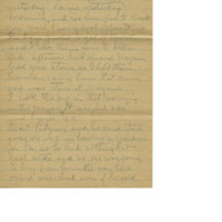 Letter from Cyrus Walker to his wife on a conflict with a neighbor