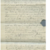 1895 sworn statement by Cyrus Walker defending Indian Agent William W. Dougherty, recounting finances and work at Warm Springs