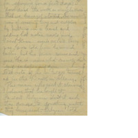 Letter from Cyrus Walker to his wife on farm improvements and paying a visit